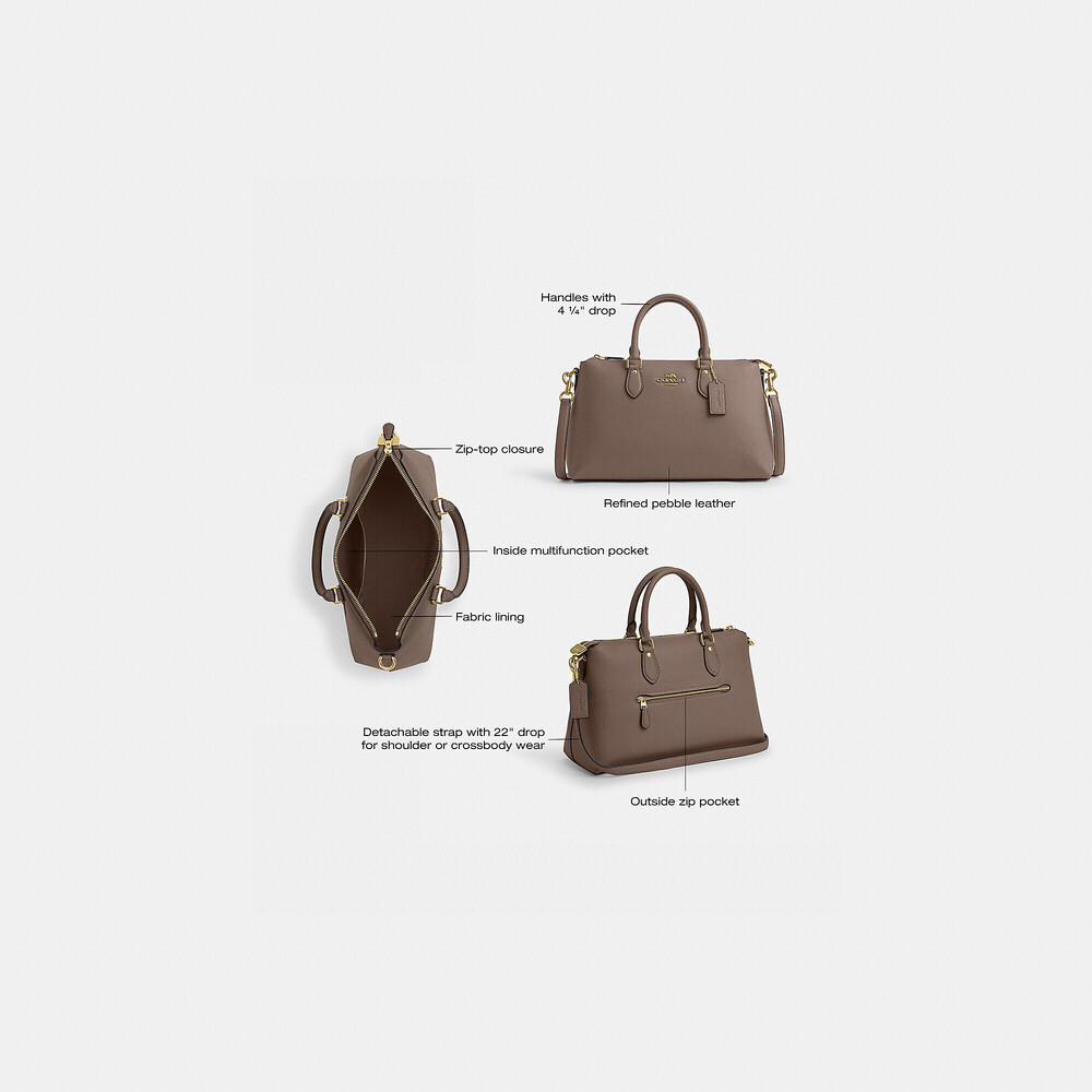 Coach Outlet Georgia Satchel Bag - Picture 2 of 3